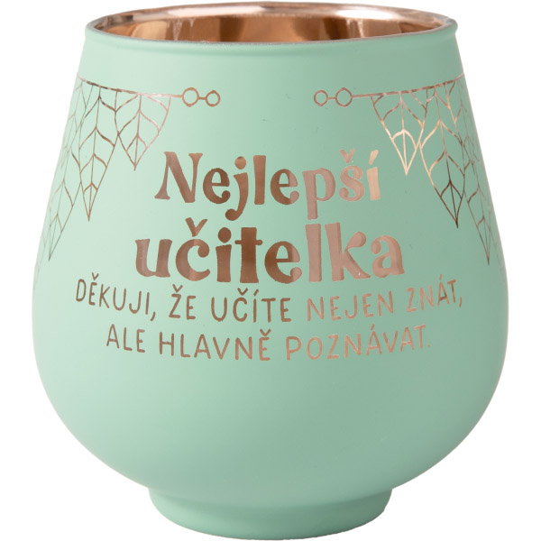 Zrcadlový svícen - Nejlepší učitelka