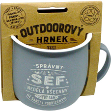 Outdoorový hrnek - Správný šéf
