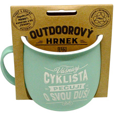 Outdoorový hrnek - Cyklista