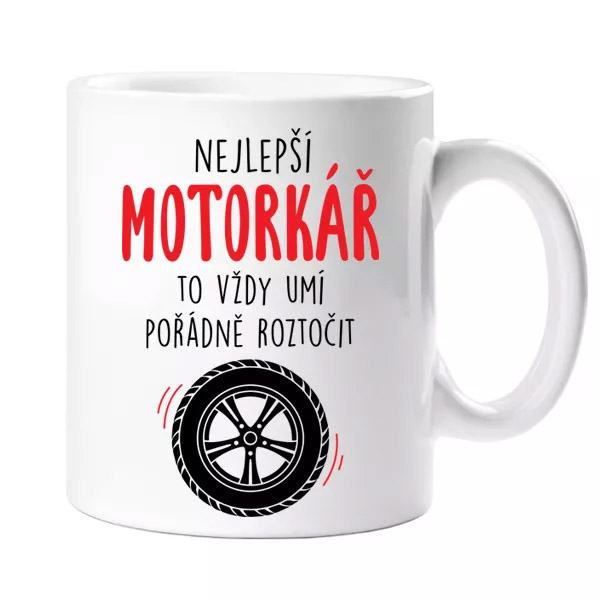 Nejlepší motorkář - hrnek