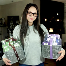 Dárková kazeta v květináči - Levandule