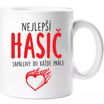 Hrnek - Nejlepší hasič zapálený do každé práce