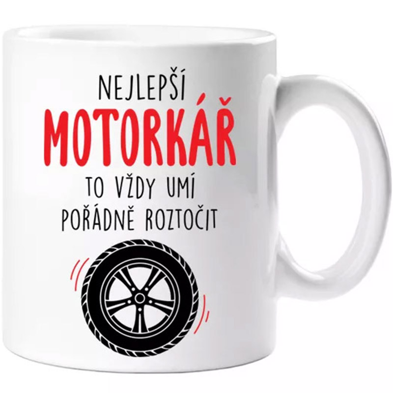 Nejlepší motorkář - hrnek