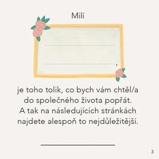Minikniha - Pro novomanžele