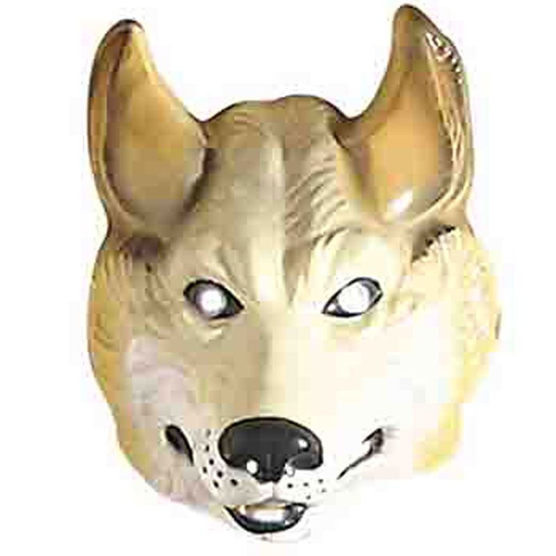 Plastová maska - Vlk