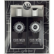 Vivian Gray set OUD WOOD pro muže - šampon a sprchový