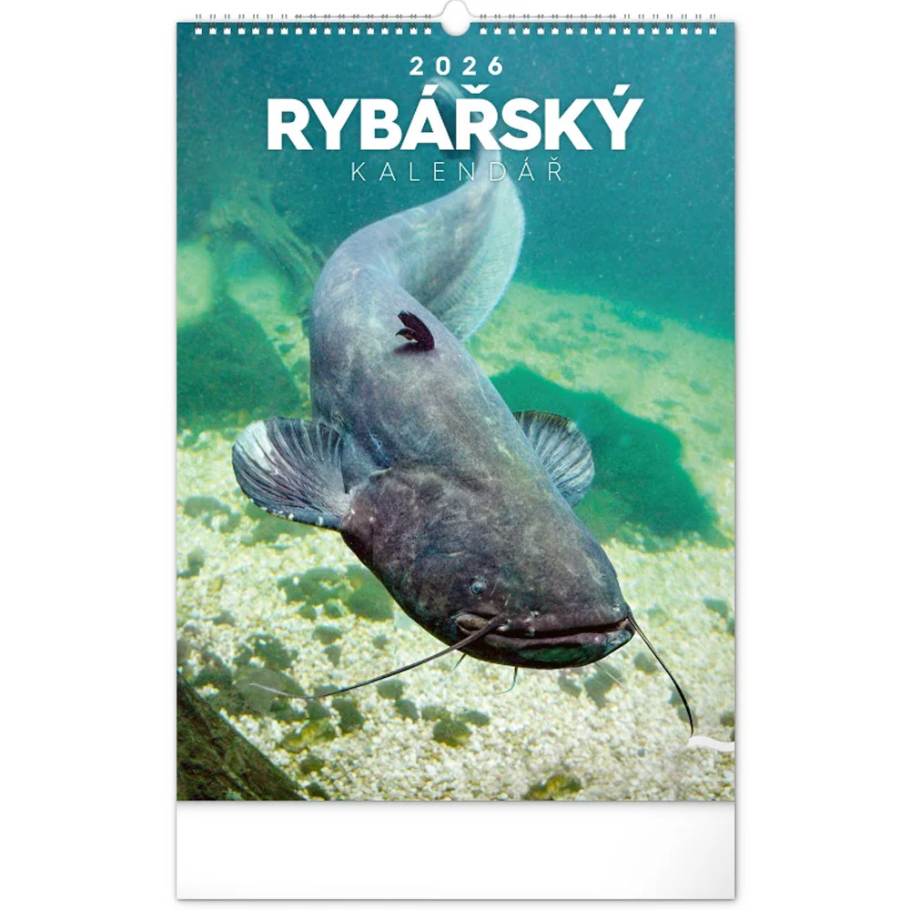 Kalendář 2026 nástěnný: Rybářský 33 x 46 cm