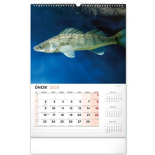 Kalendář 2026 nástěnný: Rybářský 33 x 46 cm