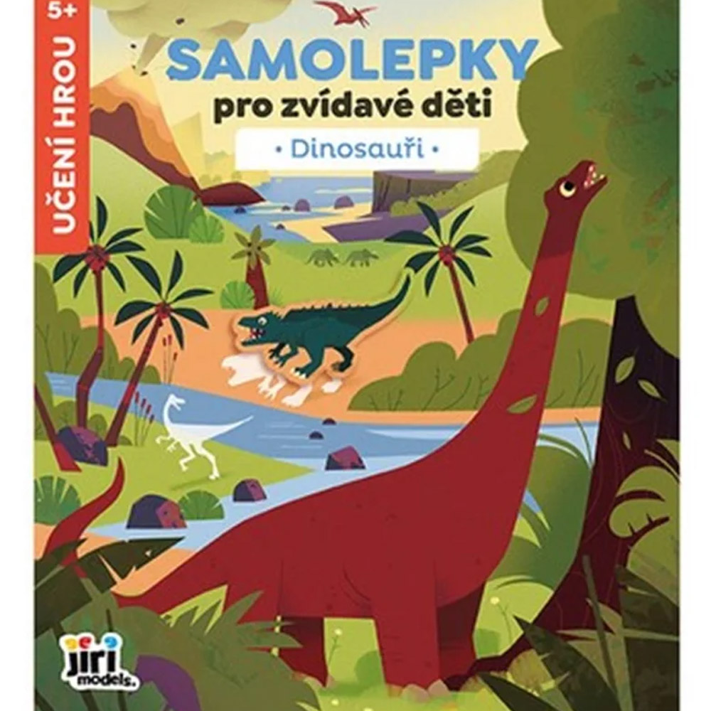 Samolepky pro zvídavé děti Dinosauři