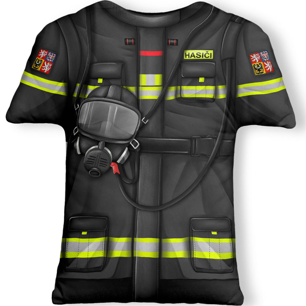 3D polštář Torzo - Hasič