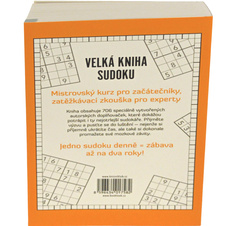 Velká kniha sudoku - 706 doplňovaček