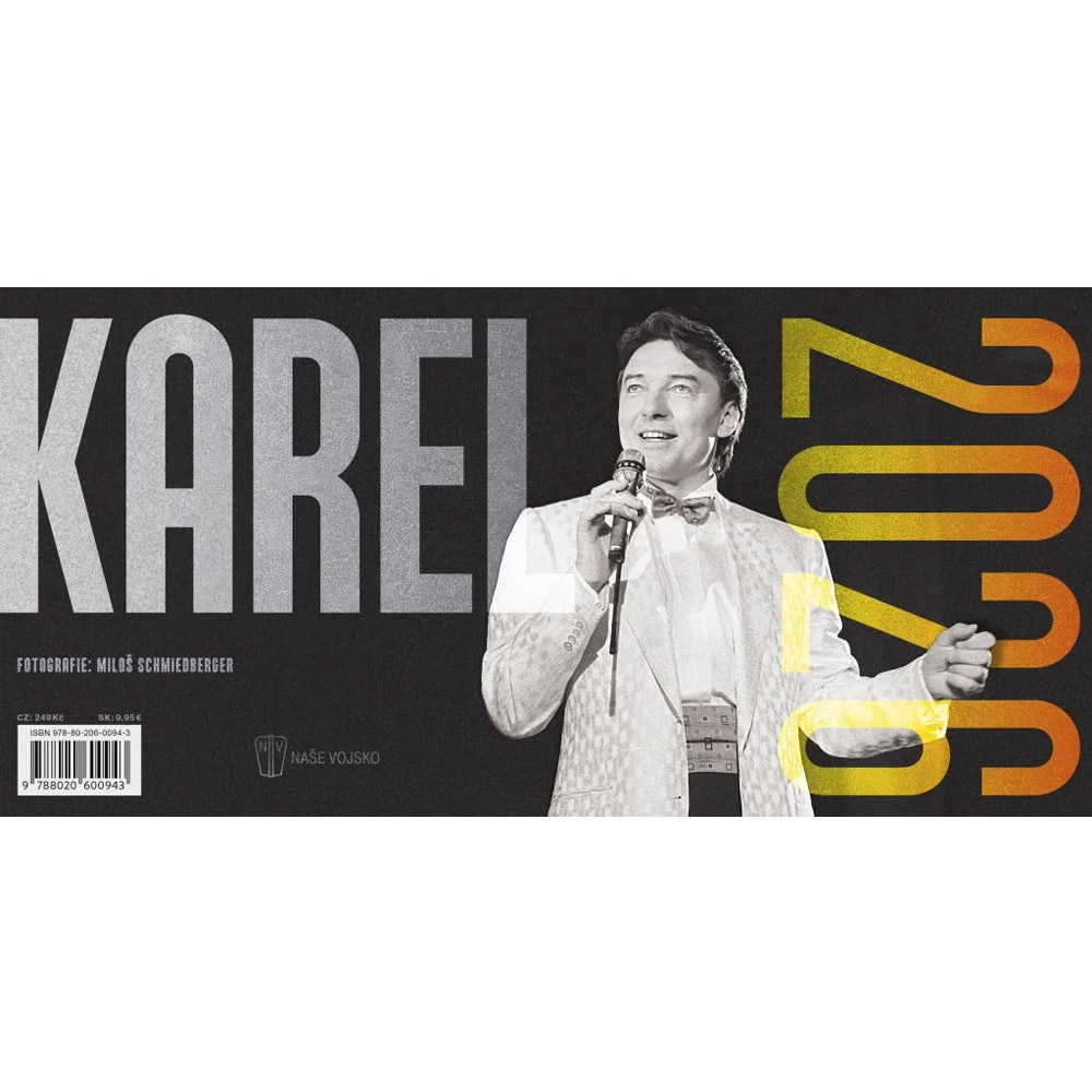 Stolní kalendář 2026 - Karel Gott