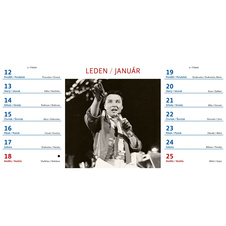 Stolní kalendář 2026 - Karel Gott