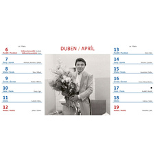 Stolní kalendář 2026 - Karel Gott