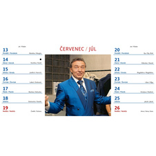 Stolní kalendář 2026 - Karel Gott