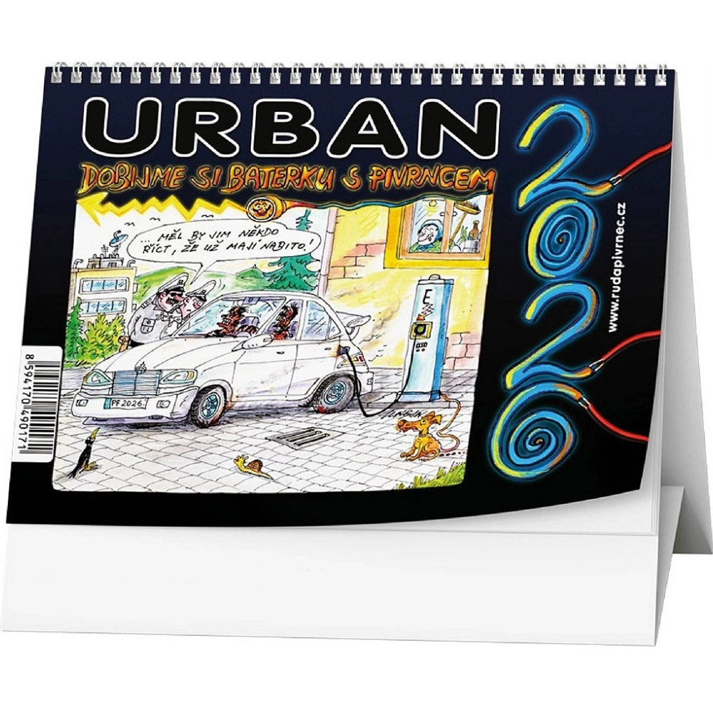 Kalendář Urban 2026 - Dobijte si baterky s Pivrncem