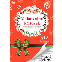Velká kniha křížovek pro babičku a dědu
