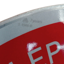 Plechová dopravní značka k 30. narozeninám