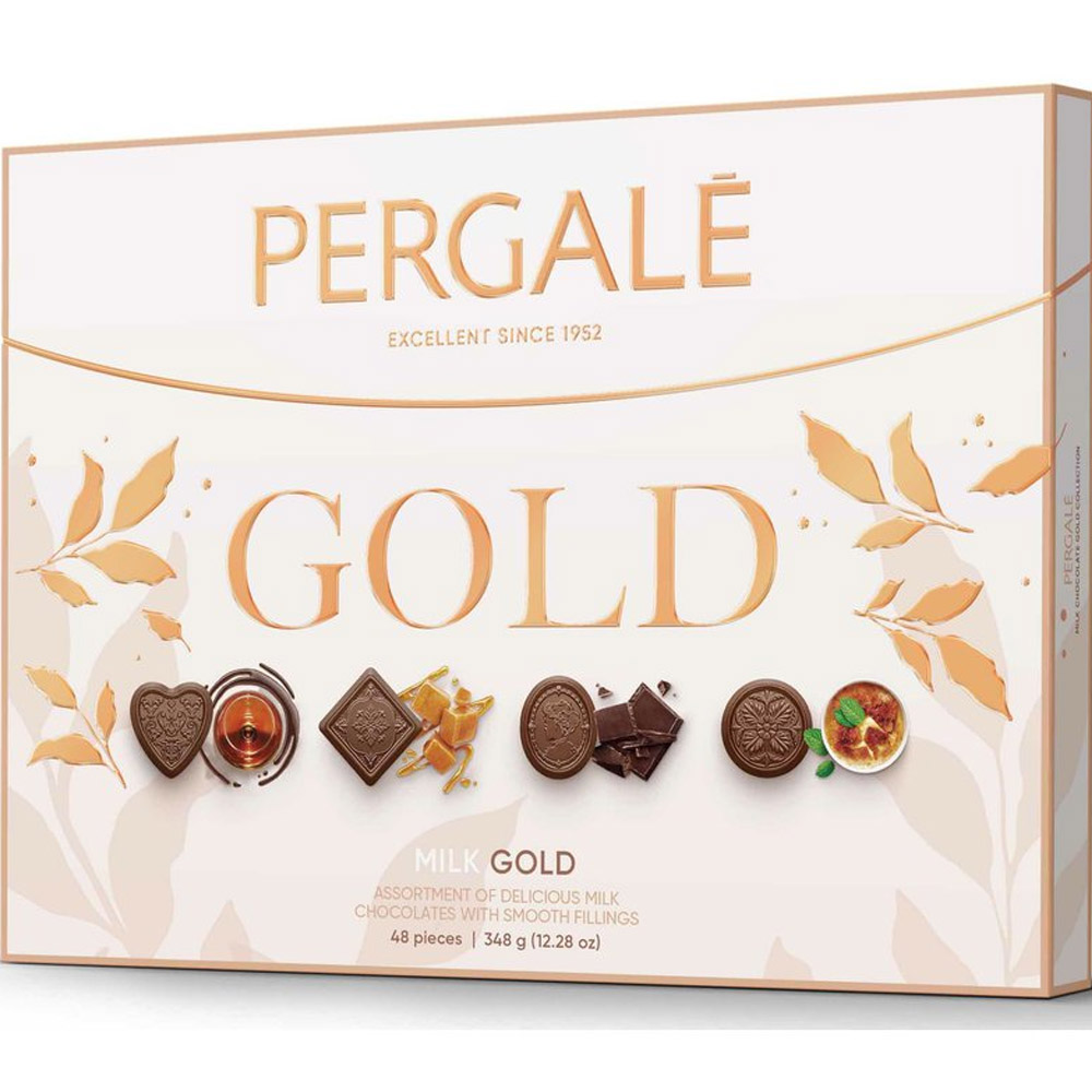 Gold Collection směs mléčných pralinek s náplní 348 g