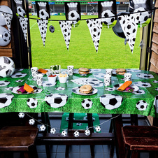 Latexové balónky 6 ks fotbalový motiv