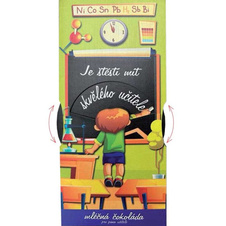 Interaktivní čokoláda pro pana učitele od chlapce