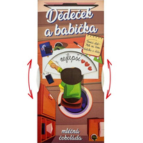 Dárková interaktivní čokoláda pro prarodiče od kluka 100 g