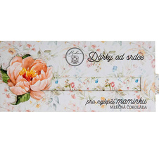 Dárková interaktivní čokoláda pro maminku od srdce 100 g