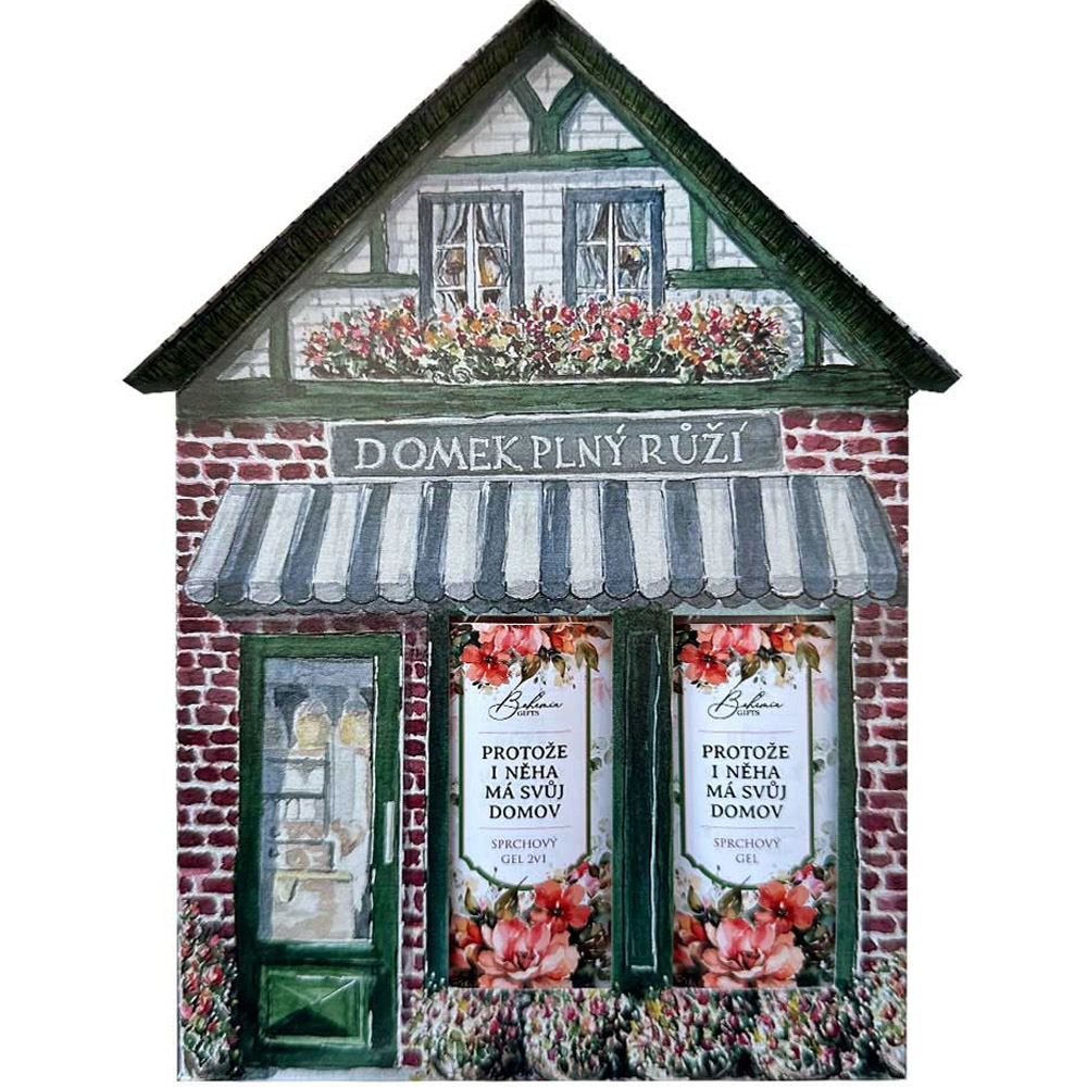 Kosmetická sada - Domek plný růží