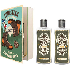 Kosmetická sada v knize pro turisty