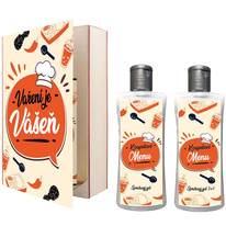 Kosmetická sada v knize - Vaření je vášeň