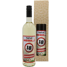 Dárkové víno k 18. narozeninám bílé