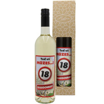 Dárkové víno k 18. narozeninám bílé