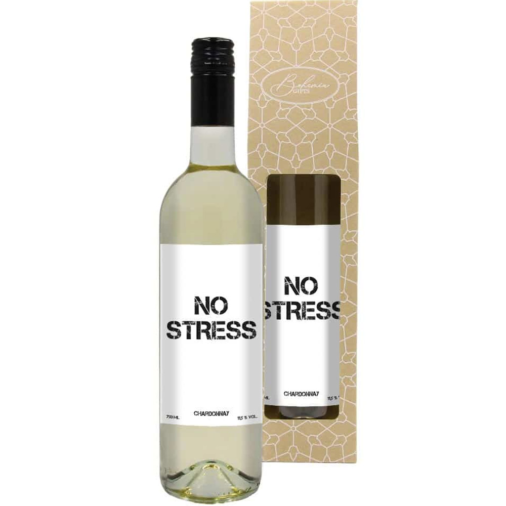 Dárkové bílé víno - NO STRESS
