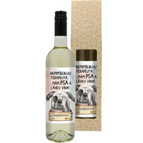 Dárkové víno Chardonnay Nepotřebuju terapeuta