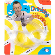 Brčkové brýle na pití