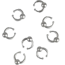 Falešný piercing s kuličkou 8 ks