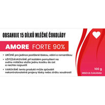 Dárková mléčná čokoláda 100 g – Amore Forte