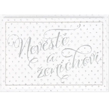 Luxusní přání Nevěstě a ženichovi