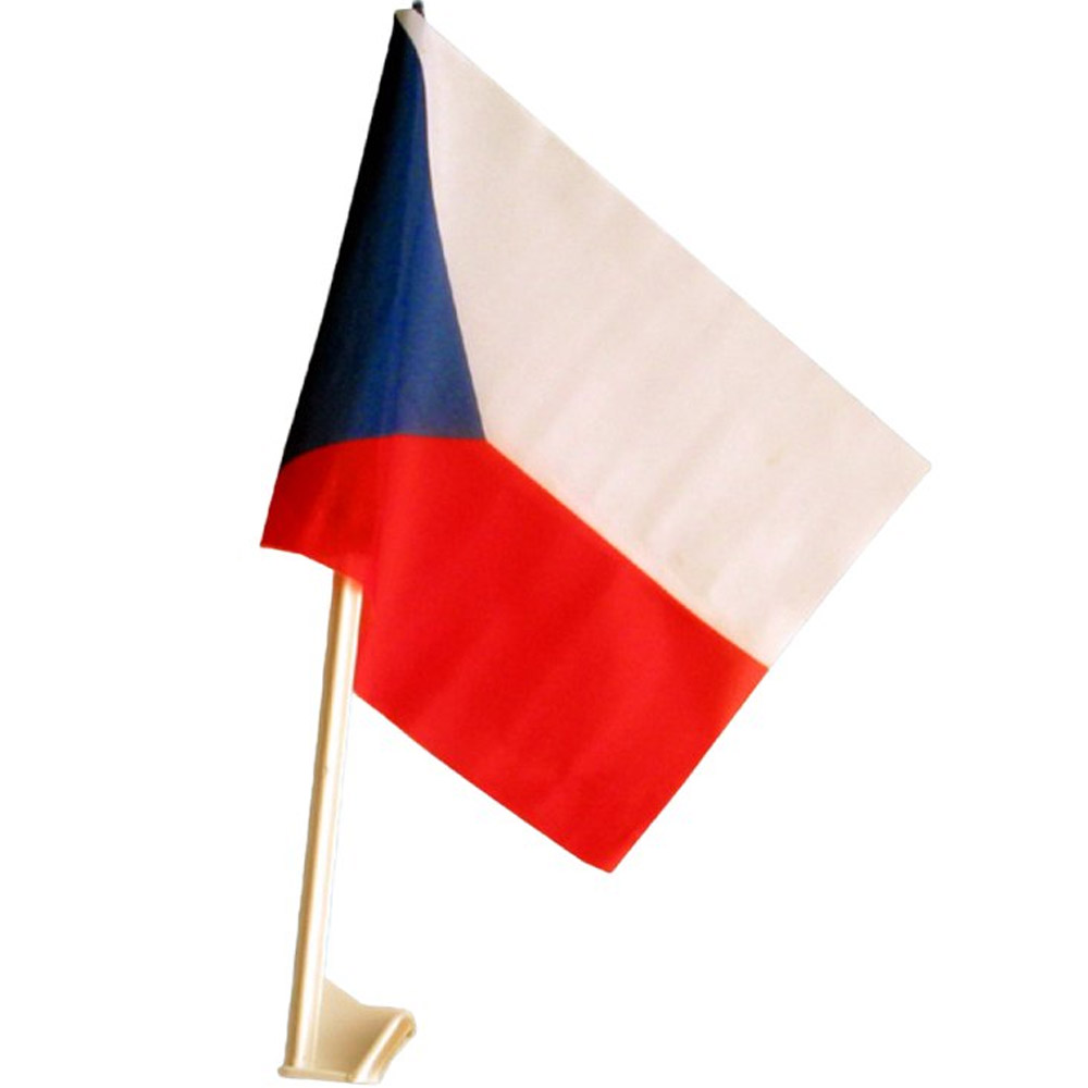 Vlajka na auto Česká republika