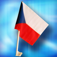 Vlajka na auto Česká republika