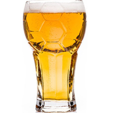 Fotbalový půllitr - sklenice ve tvaru míče