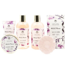 Kosmetický set kovový košík Růže a šípek