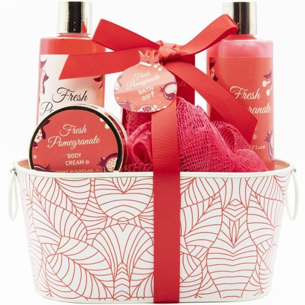 Kosmetický set kovový košík Granátové jablko