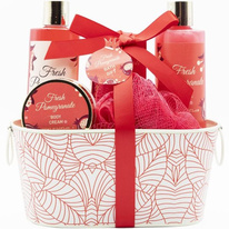 Kosmetický set kovový košík Granátové jablko