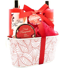 Kosmetický set kovový košík Granátové jablko