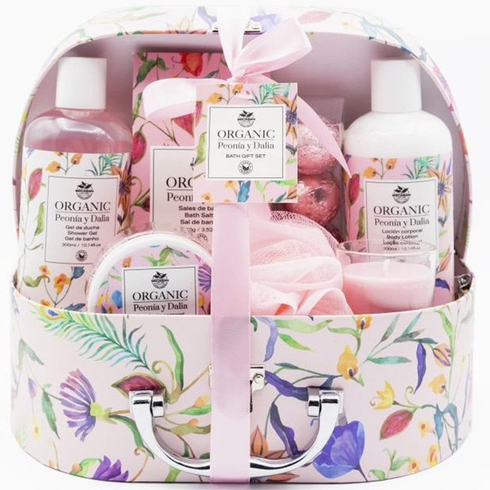 Kosmetický set kufřík Pivoňka a jiřina