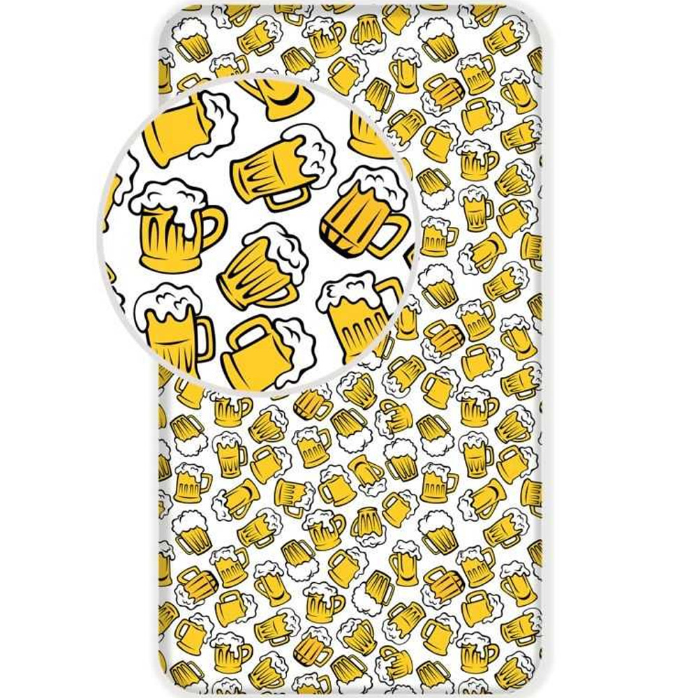 Prostěradlo Pivo 90 x 200 cm