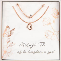 Dvojitý náhrdelník - Miluji Tě