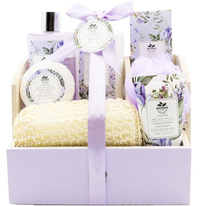 Kosmetický dřevěný box Levandule