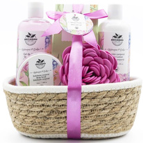 Kosmetický set proutěný košík Pivoňka a Květina